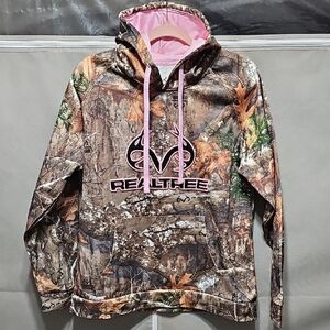 Realtree Camo Hoodie with Pink Lining
